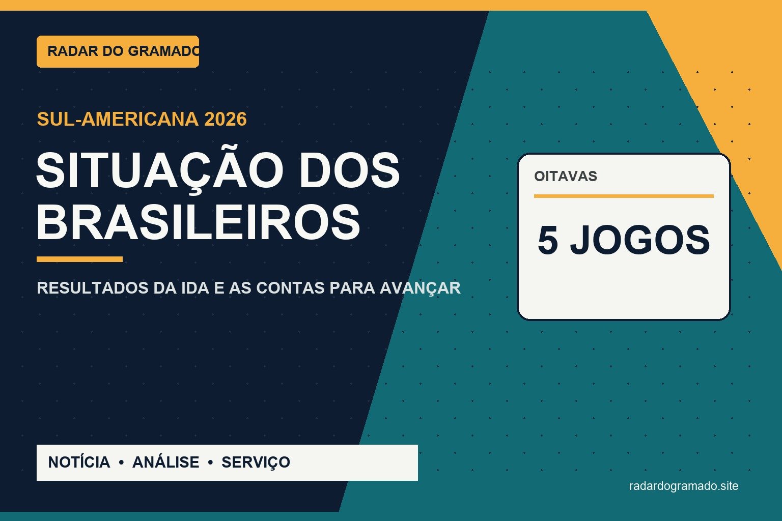 Sul-Americana 2026: resultados da ida e situação dos brasileiros
