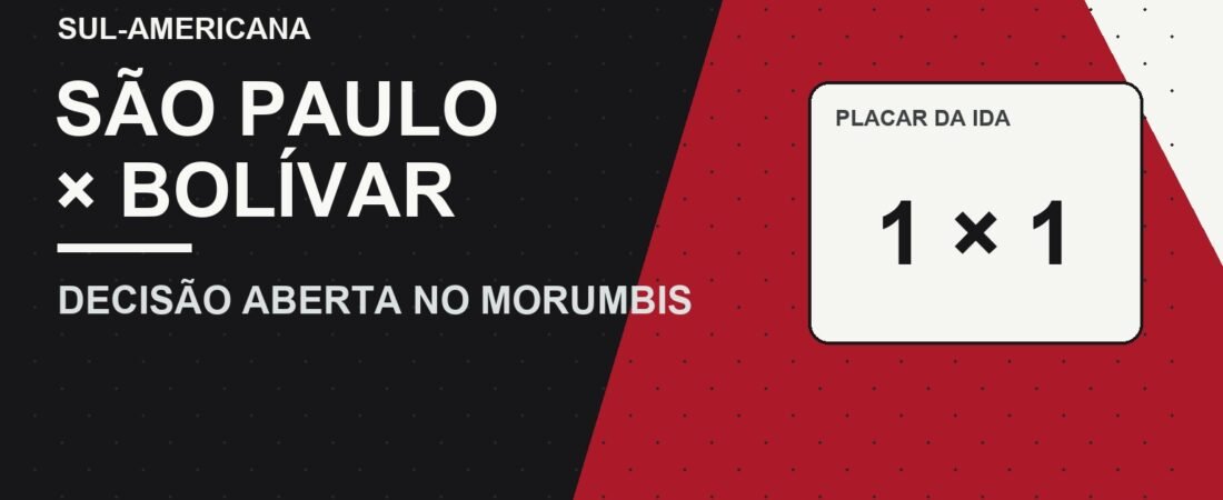 São Paulo x Bolívar: o que o Tricolor precisa para avançar na Sul-Americana