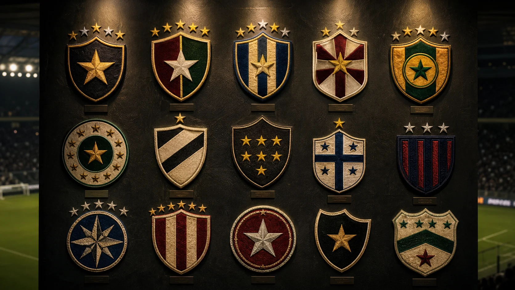 Por que os clubes brasileiros usam estrelas no escudo?